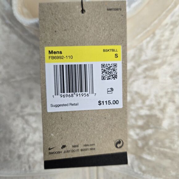 Nike Giannis Greek Freak Velour Full-Zip FB6992-110 Men's Basketball Jacket S - Picture 8 of 10